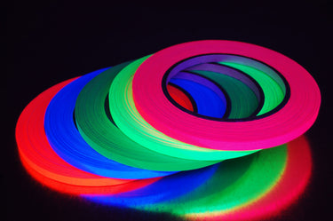 Quarter Inch UV Blacklight Reactive Fluorescent Gaffer Tape
